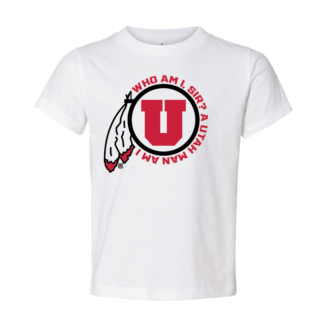 A Utah Man Am I - Circle and Feather Toddler Shirt