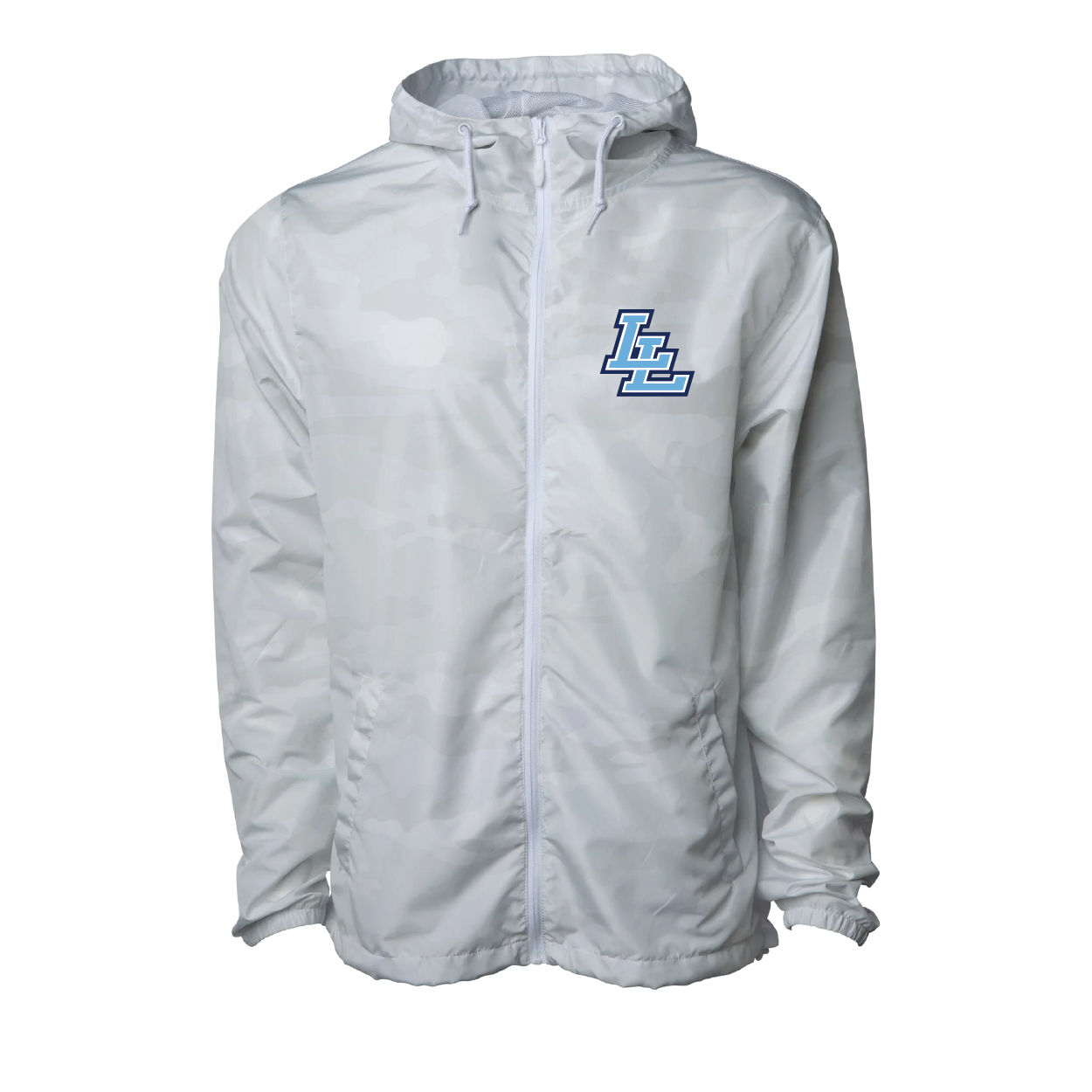 Layton Lancers LL Logo Lightweight Windbreaker Full-Zip Jacket