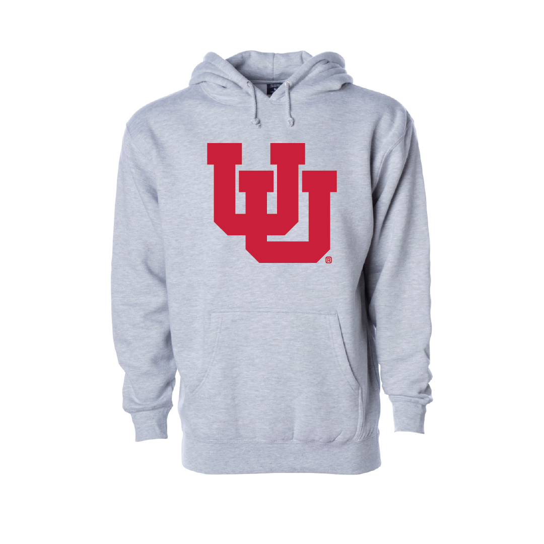 Interlocking UU - Single Color - Embroidered Hoodie