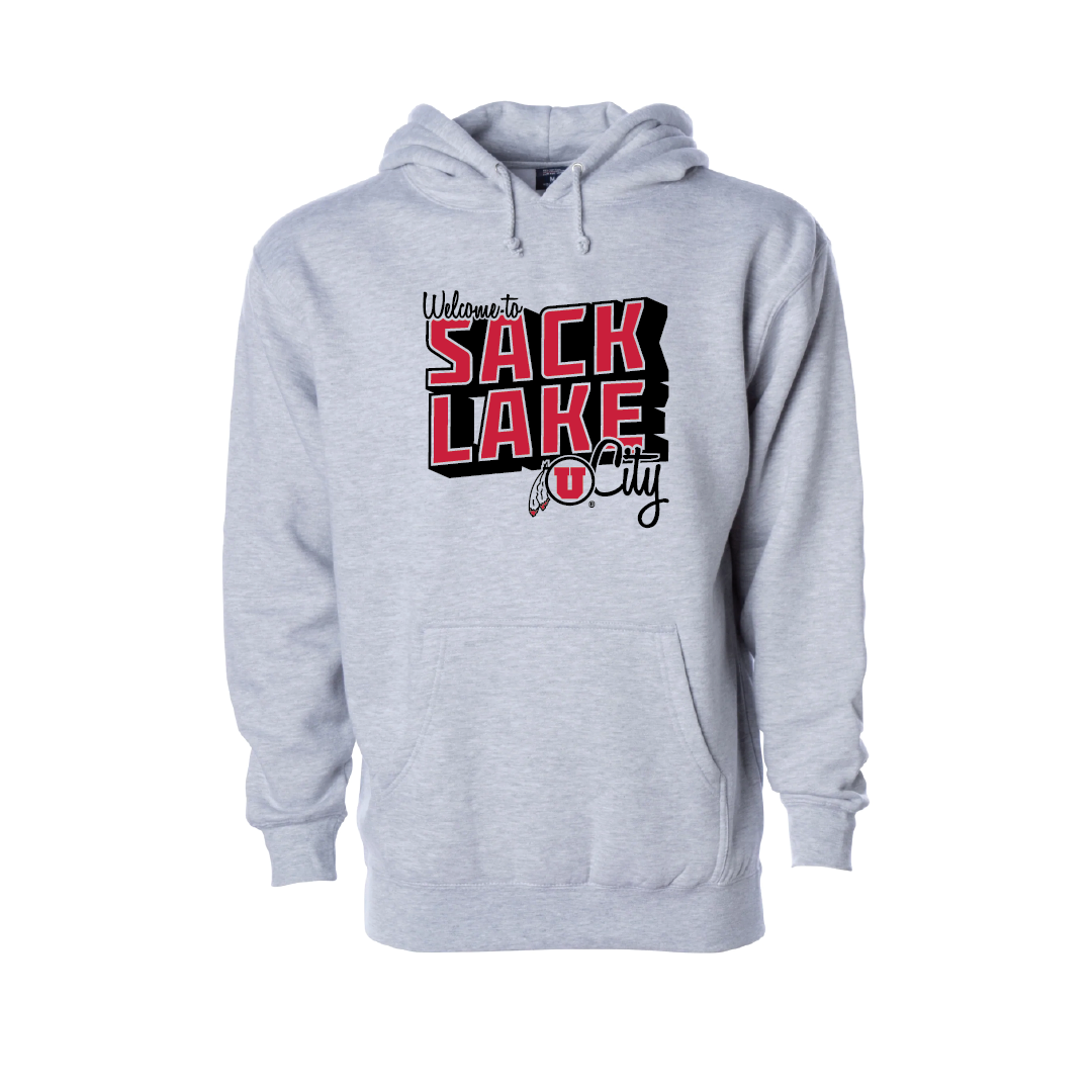Sack Lake City Embroidered Hoodie