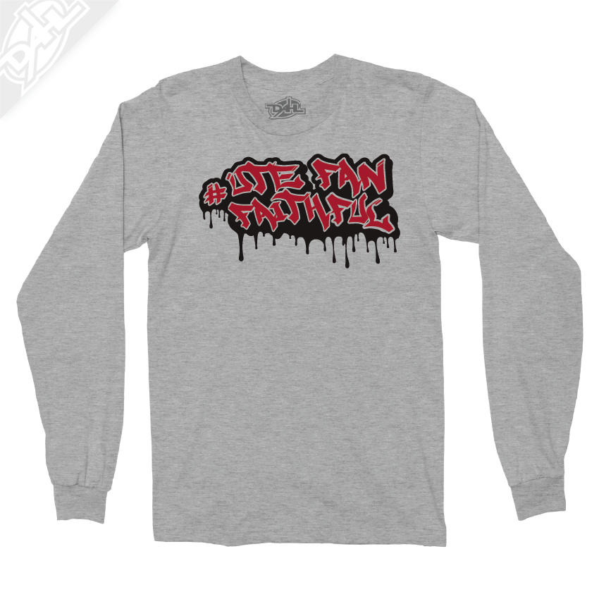 Ute Fan Faithful Graffiti - Long Sleeve