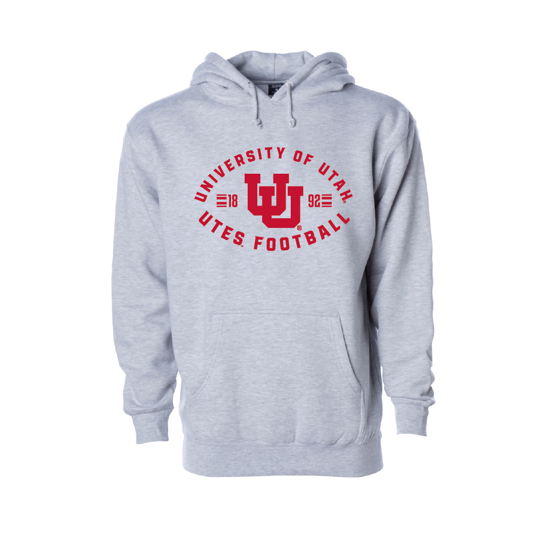 University of Utah Utes Football Embroidered Hoodie