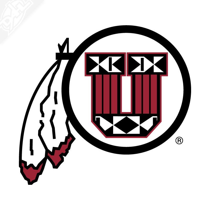 Ute Proud Circle and Feather Vinyl Decal