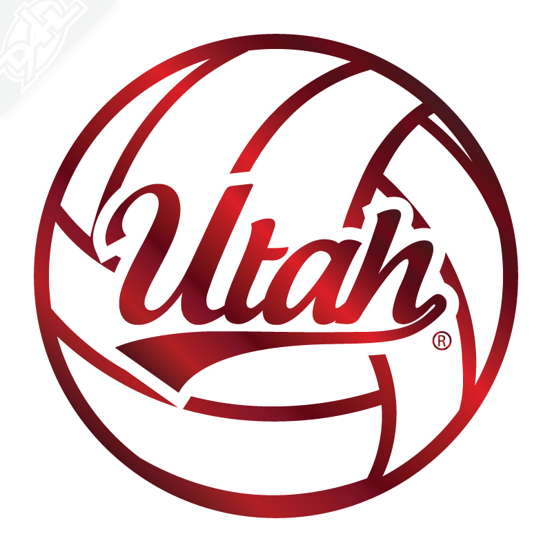 Utah Volley Volleyball Vinyl Decal