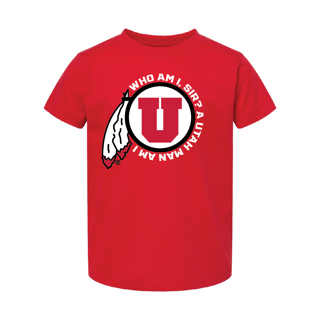 A Utah Man Am I  - Circle and Feather Toddler Shirt