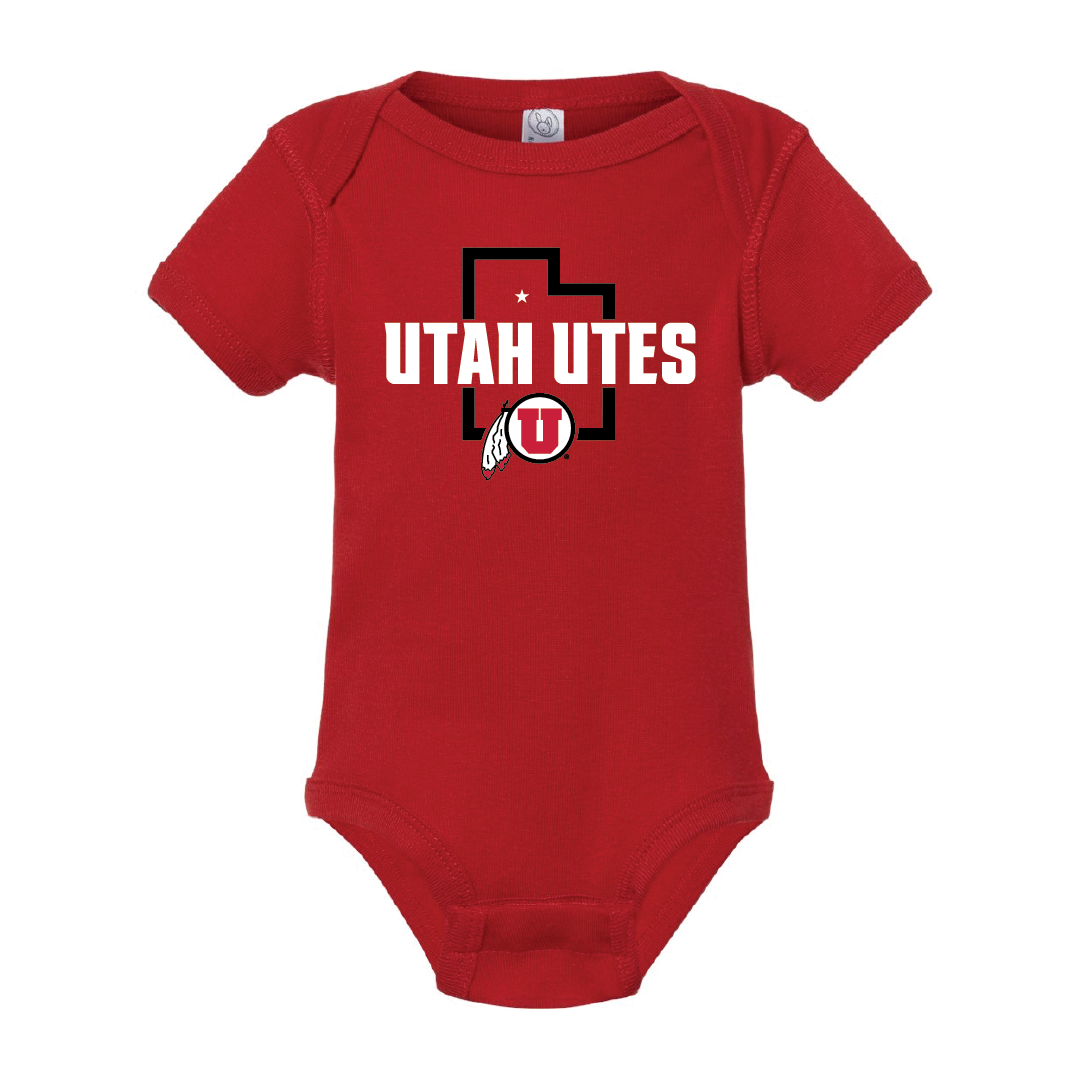 Utah Utes State - Circle and Feather Onesie