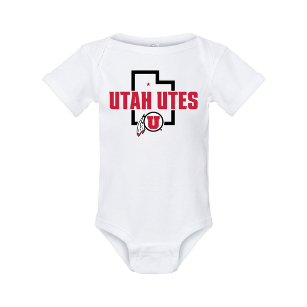 Utah Utes State - Circle and Feather Onesie