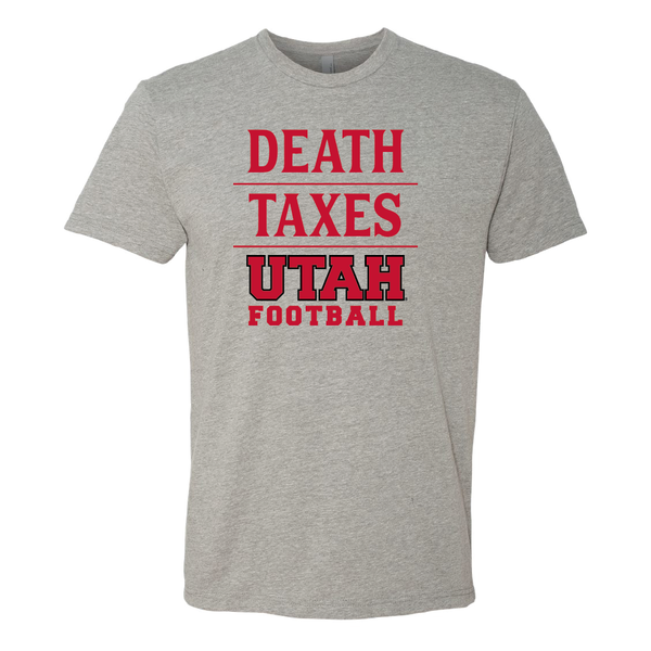 Death | Taxes | Utah Football - Mens T-Shirt