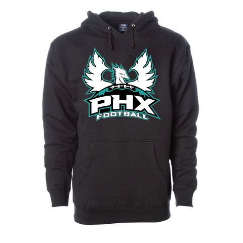 Farmington Phoenix PHX Football Logo Hoodie