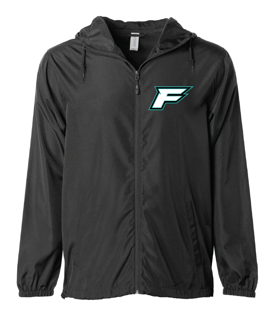 Farmington Phoenix F Logo Lightweight Windbreaker Full-Zip Jacket