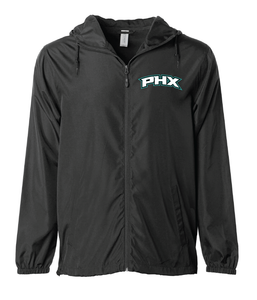 Farmington Phoenix PHX Logo Lightweight Windbreaker Full-Zip Jacket