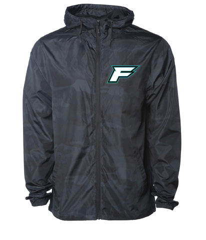 Farmington Phoenix F Logo Lightweight Windbreaker Full-Zip Jacket