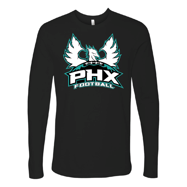 Farmington Phoenix PHX Football Logo Cotton Long Sleeve T-Shirt