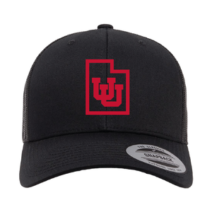 Interlocking UU W/State Snapback Trucker Hat