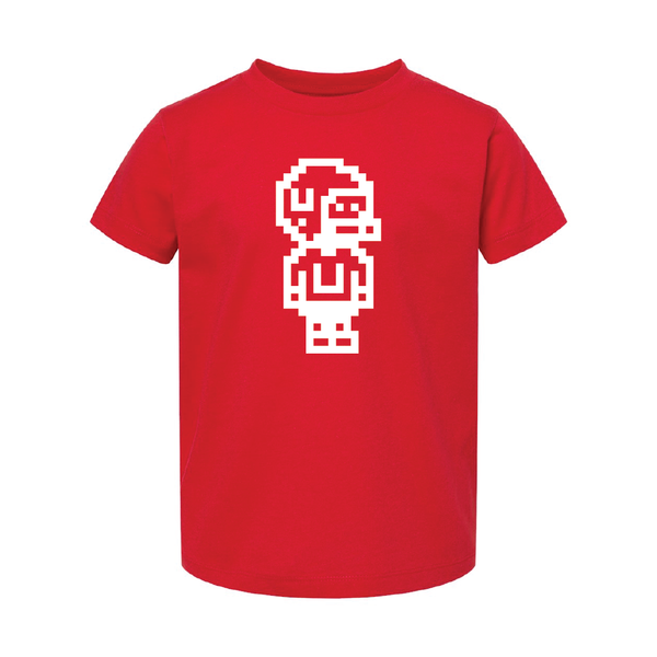 Pixel Football Player Toddler Shirt