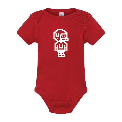 Pixel Football Player Onesie