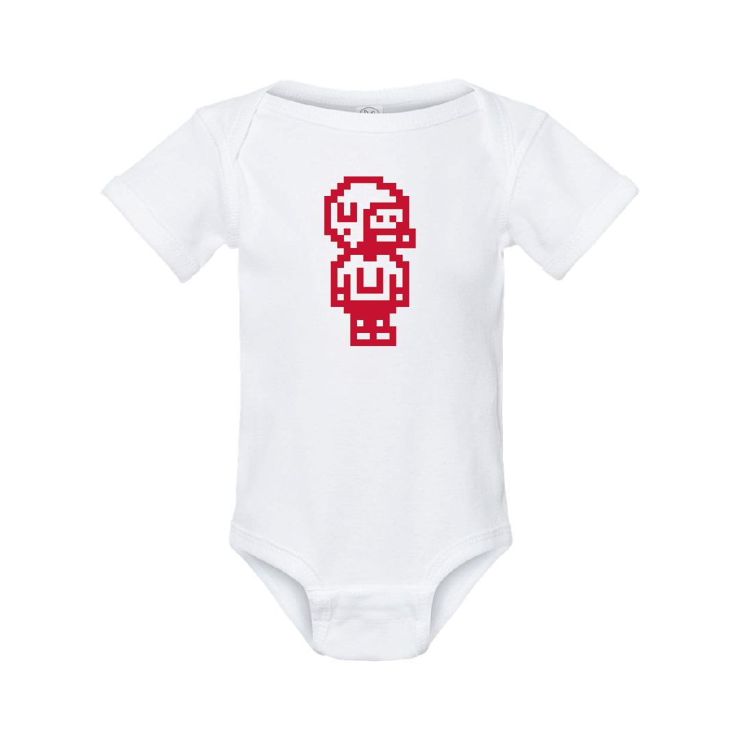 Pixel Football Player Onesie