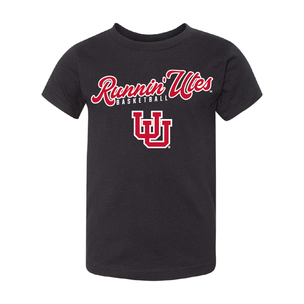 Running Utes Basketball Toddler Shirt