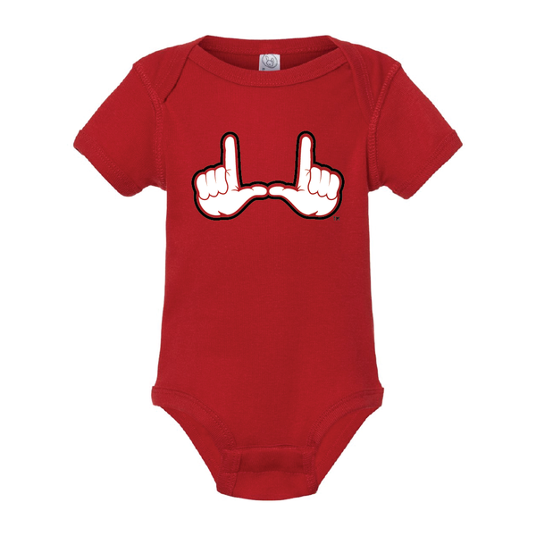 Flash the U Hands Onesie