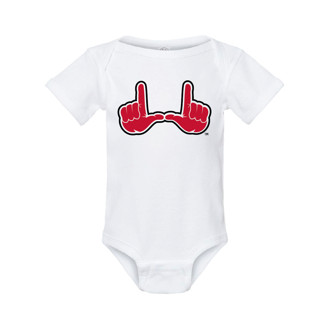 Flash the U Hands Onesie