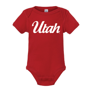 Utah Script Onesie