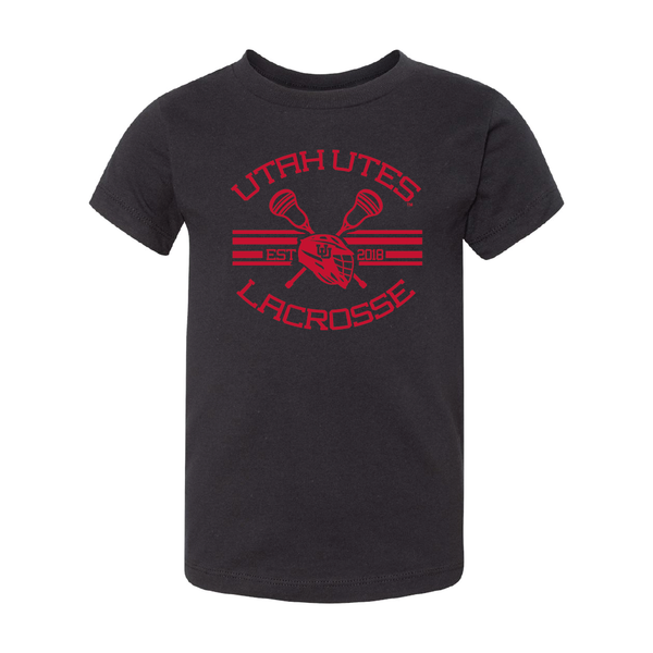 Utah Utes Lacrosse Toddler Shirt