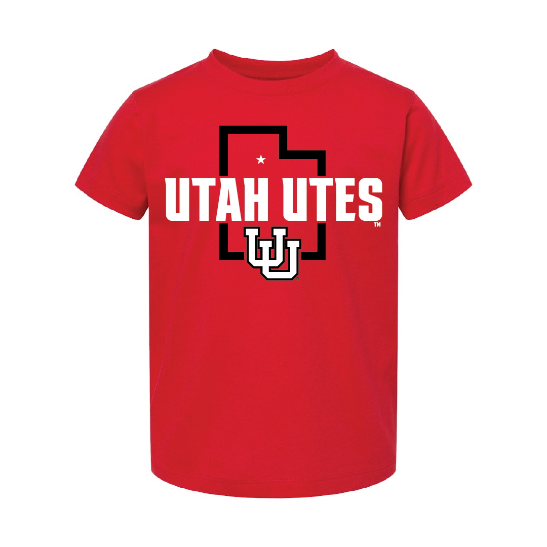 Utah Utes State w/UU Toddler Shirt