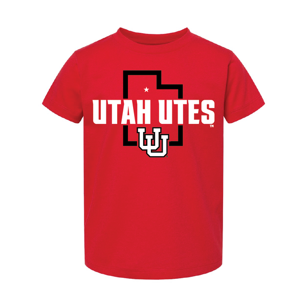 Utah Utes State w/UU Toddler Shirt