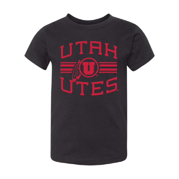 Utah Utes w/Circle and Feather Toddler Shirt