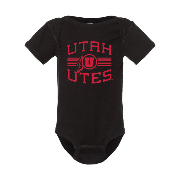 Utah Utes w/Circle and Feather Onesie