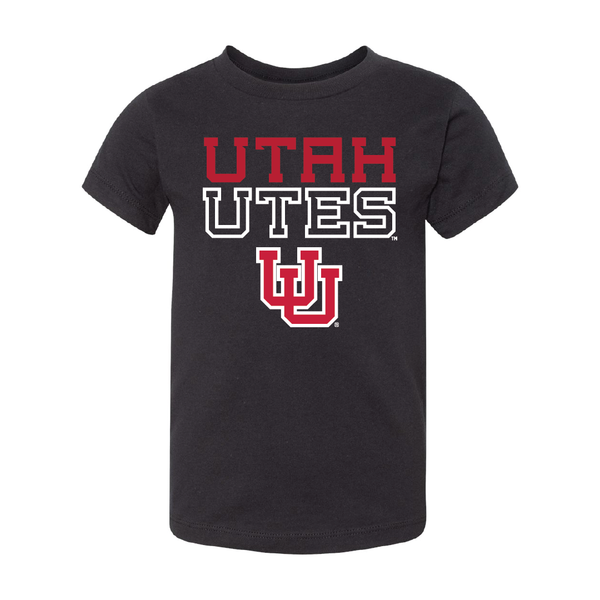 Utah Utes Stacked w/UU Toddler Shirt