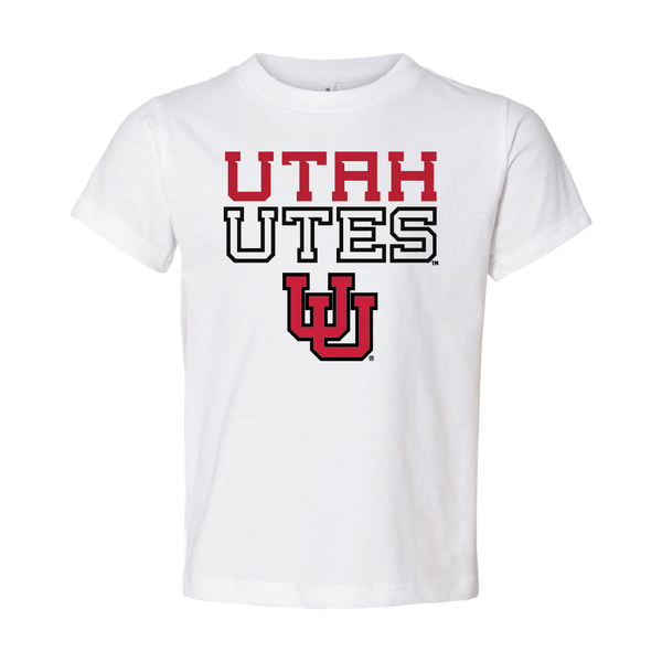 Utah Utes Stacked w/UU Toddler Shirt