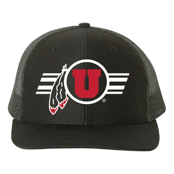 Black Trucker Snapback