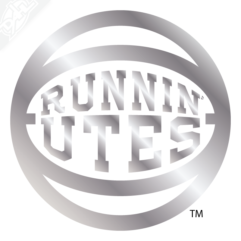 Retro Runnin' Utes Basketball Vinyl Decal