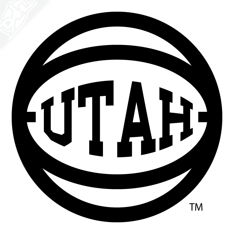Retro Utah Basketball Vinyl Decal