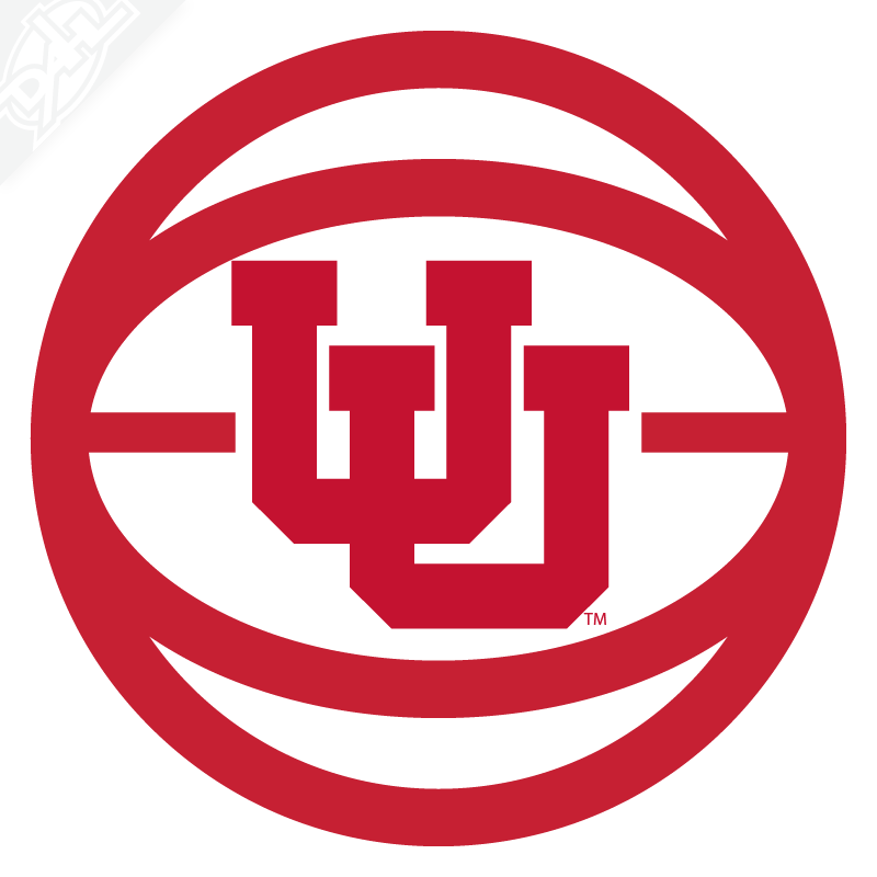 Retro UU Basketball Vinyl Decal
