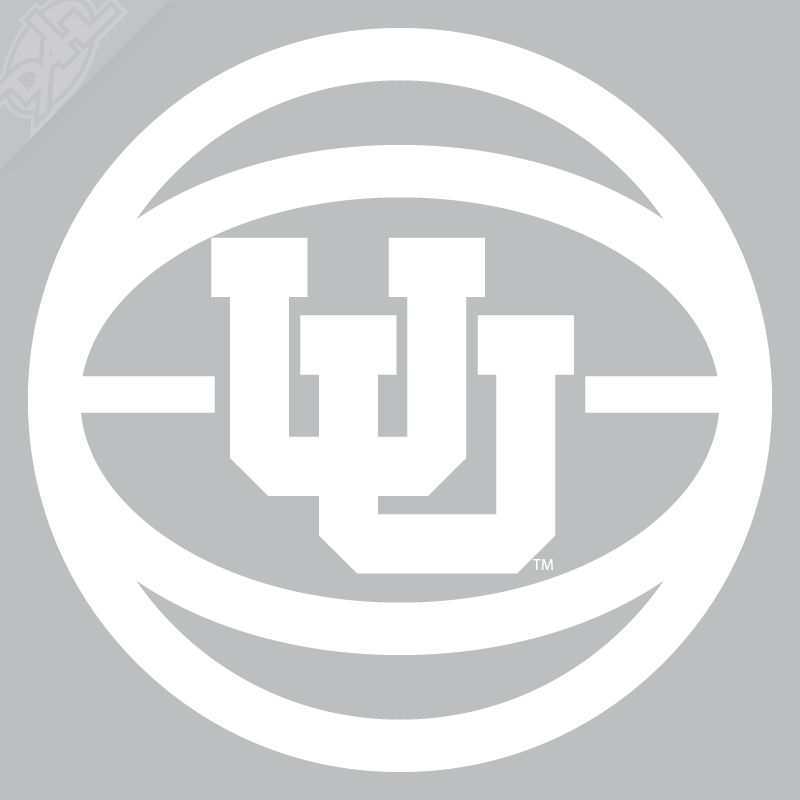 Retro UU Basketball Vinyl Decal