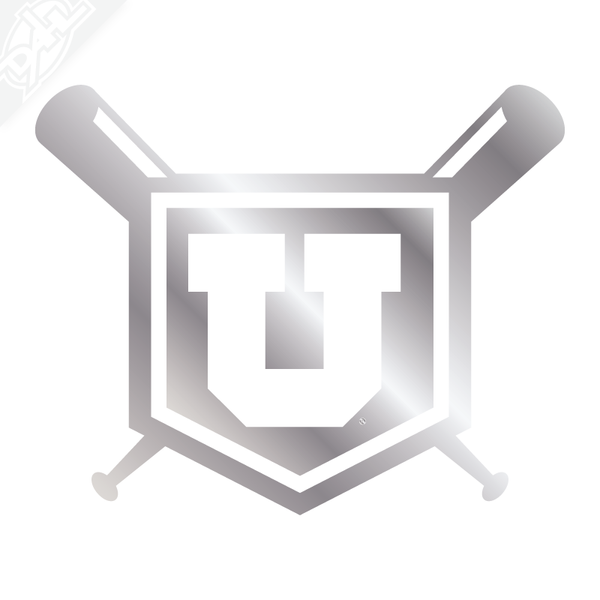 Plate Block U Baseball Vinyl Decal