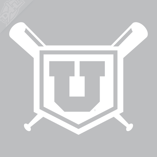 Plate Block U Baseball Vinyl Decal