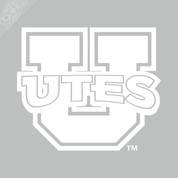 Block U - Utes Vinyl Decal