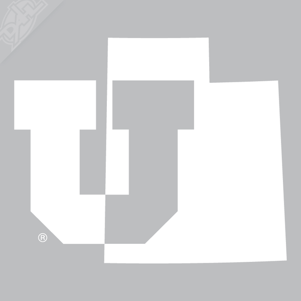 State - Block U Vinyl Decal