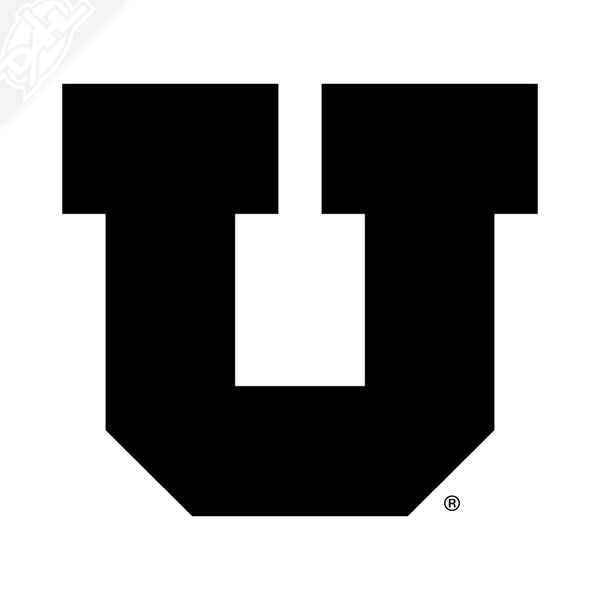 Block U Vinyl Decal