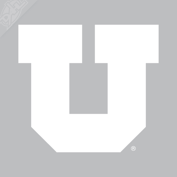 Block U Vinyl Decal