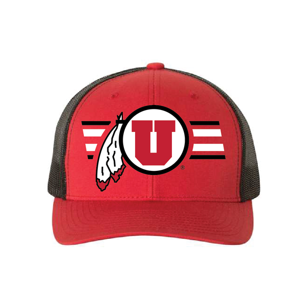 Circle and Feather Utah Stripe Hats