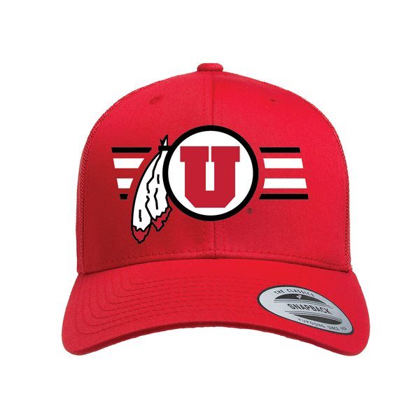 Circle and Feather Utah Stripe Hats