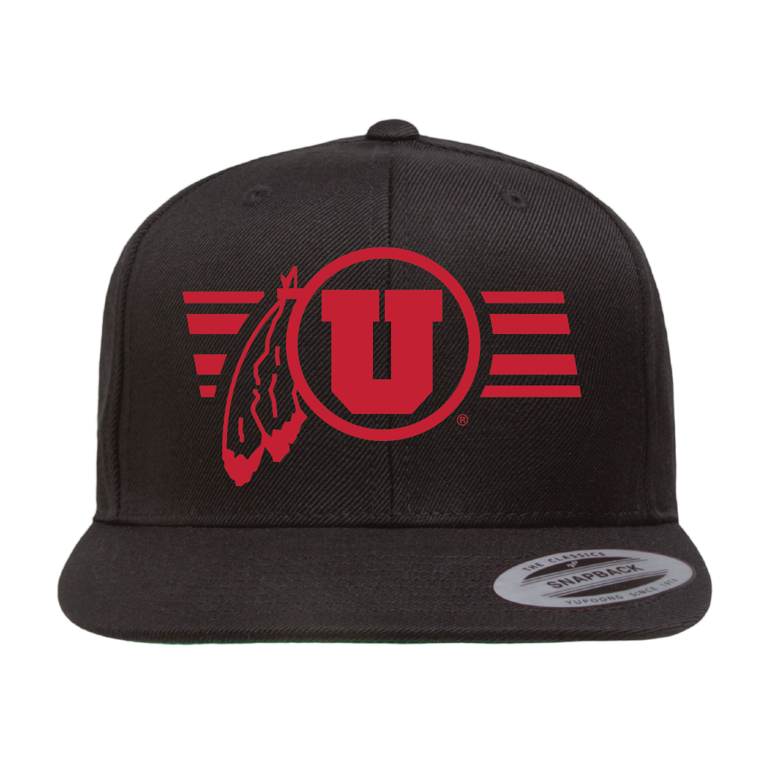 Circle and Feather Utah Stripe Single Color Hats