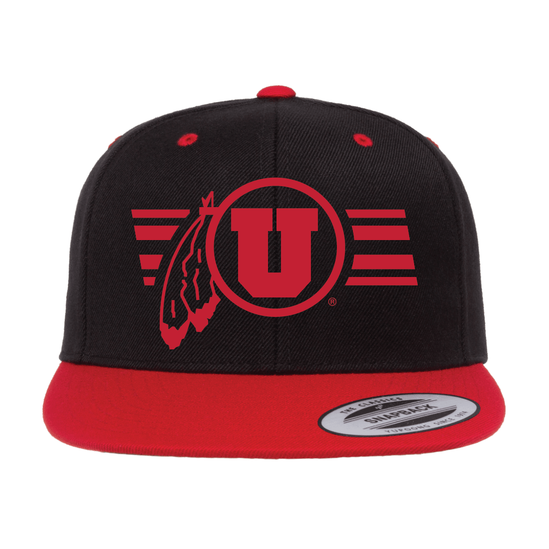 Circle and Feather Utah Stripe Single Color Hats