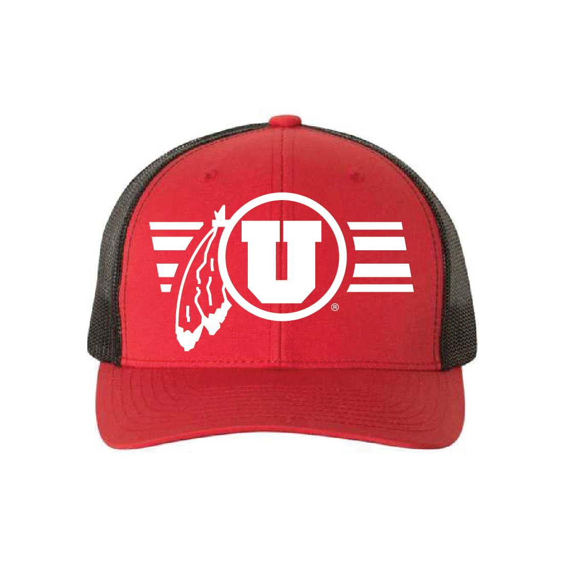 Circle and Feather Utah Stripe Single Color Hats
