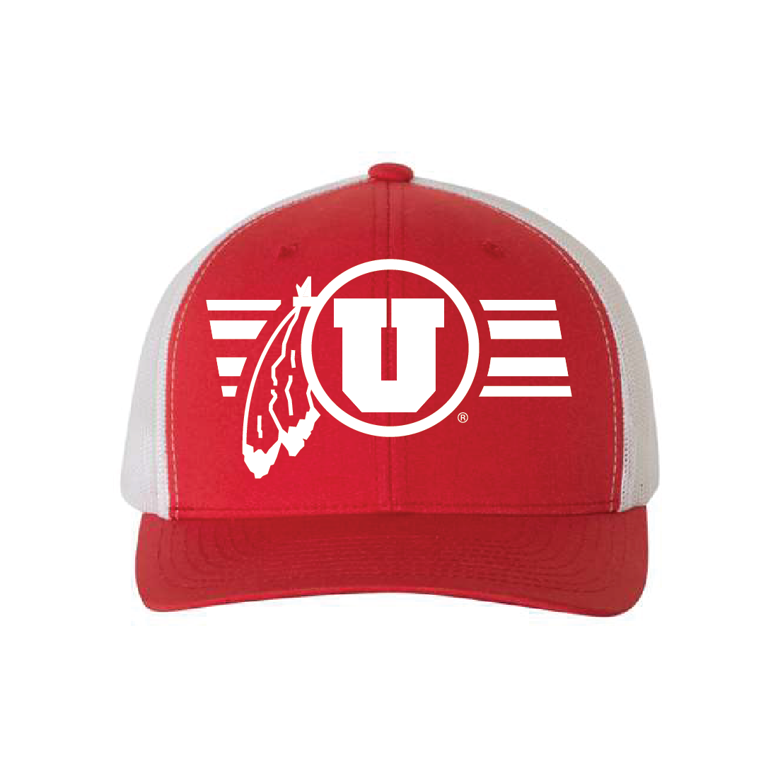 Circle and Feather Utah Stripe Single Color Hats