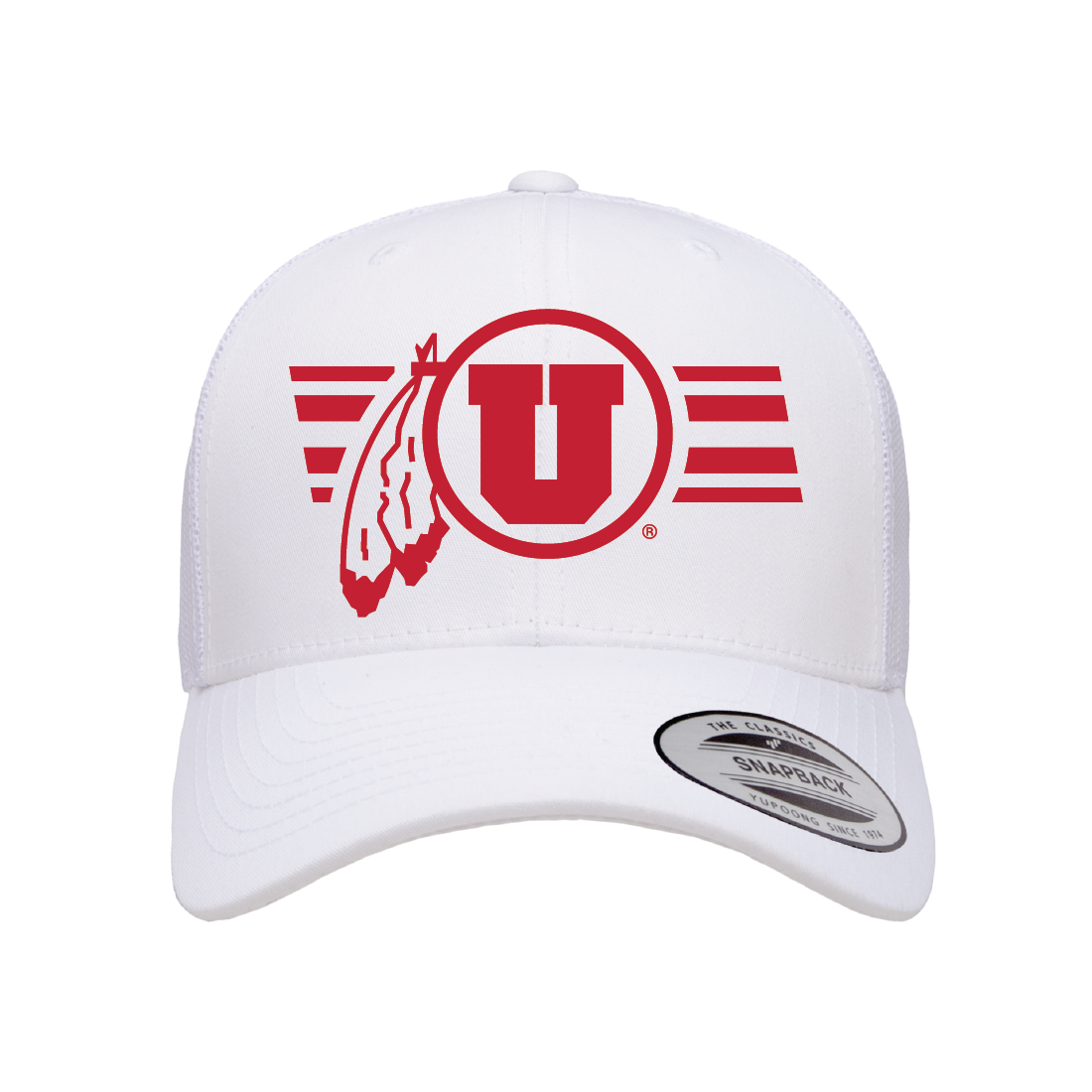 Circle and Feather Utah Stripe Single Color Hats